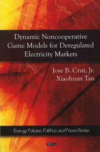 dynamic noncooperative game models for deregulated electricity markets