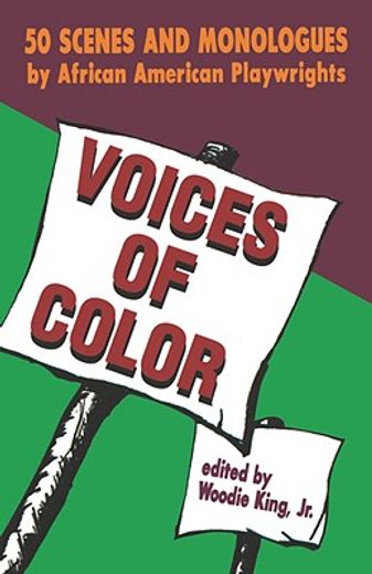 voices of color,scenes and monologues from the black american theatre (in English)