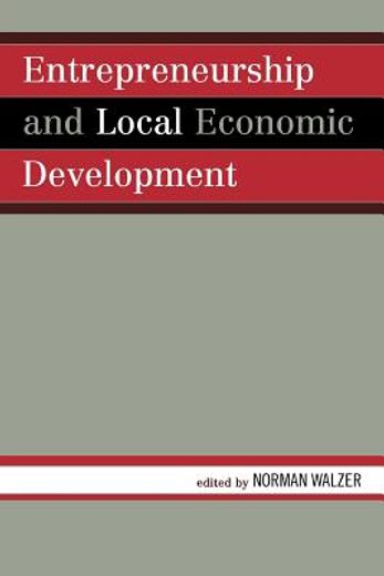 entrepreneurship and local economic development (en Inglés)