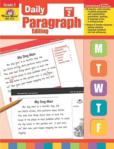 daily paragraph editing, grade 2 (in English)