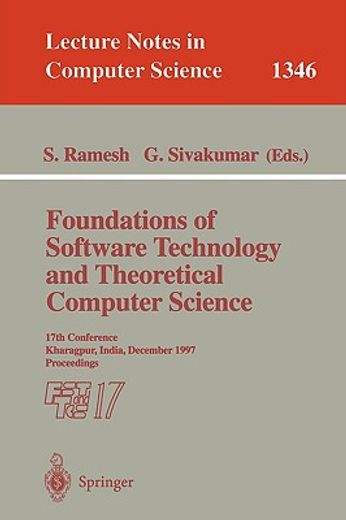 foundations of software technology and theoretical computer science (en Inglés)