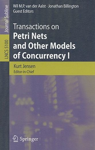 transactions on petri nets and other models of concurrency i