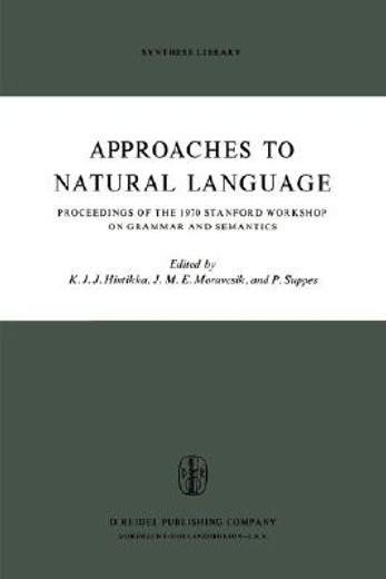 approaches to natural language (en Inglés)