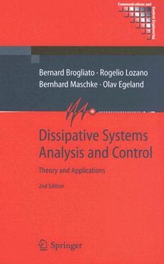 dissipative systems analysis and control,theory and applications