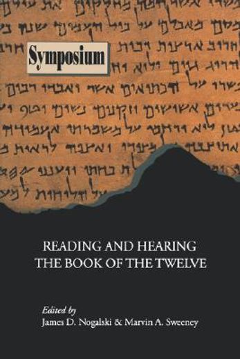 reading and hearing the book of the twelve (in English)