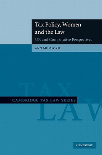 tax policy, women and the law,uk and comparative perspectives