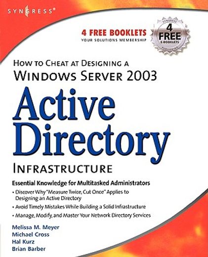 how to cheat at designing a windows server 2003 active directory infrastructure