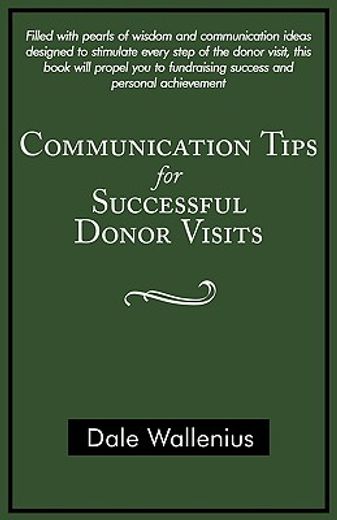 communication tips for successful donor visits