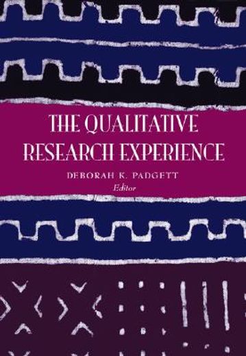 the qualitative research experience, revised printing