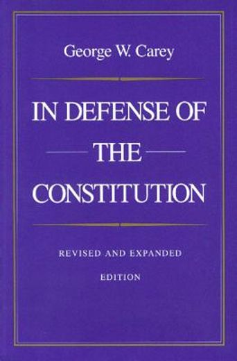 in defense of the constitution