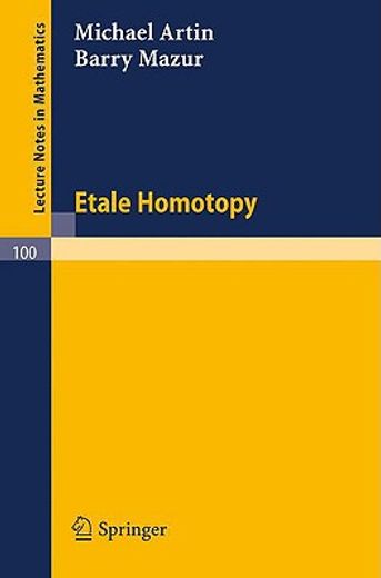 etale homotopy (en Inglés)