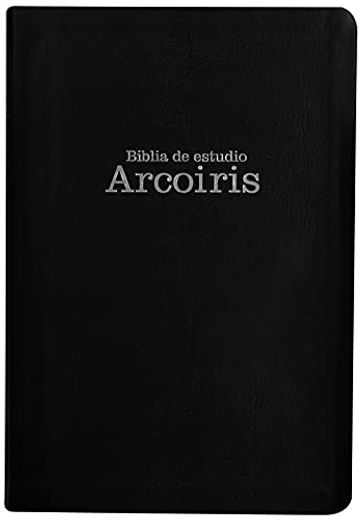 Mass Market rvr 1960 Biblia de Estudio Arco Iris, Negro Símil Piel