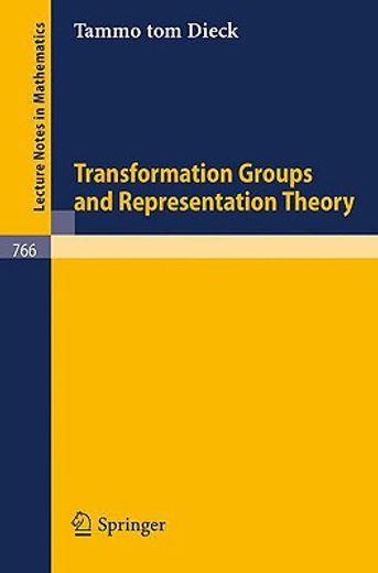 transformation groups and representation theory (en Inglés)