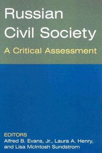 russian civil society,a critical assessment