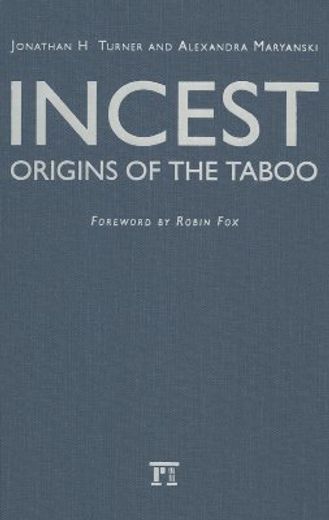 incest,origins of the taboo