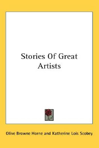 stories of great artists