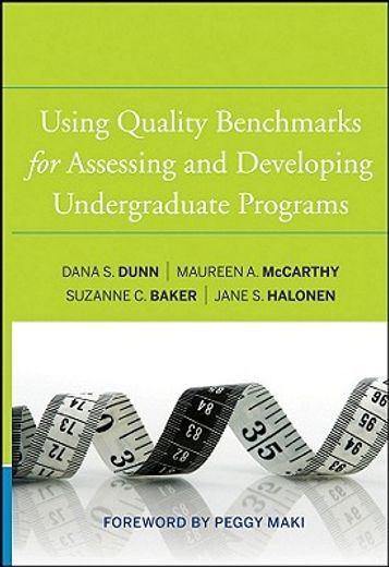 using quality benchmarks for assessing and developing undergraduate programs