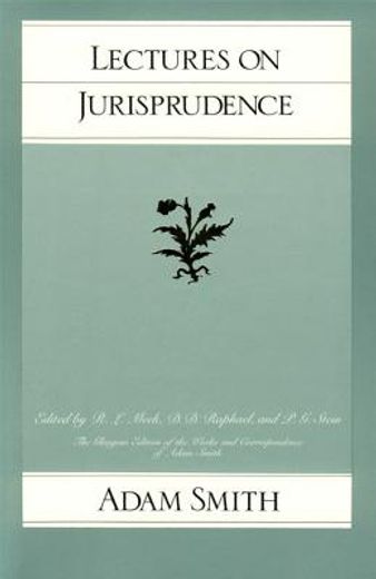 lectures on jurisprudence (en Inglés)