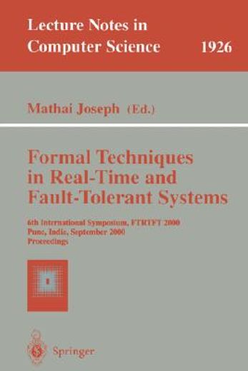 formal techniques in real-time and fault-tolerant systems (en Inglés)