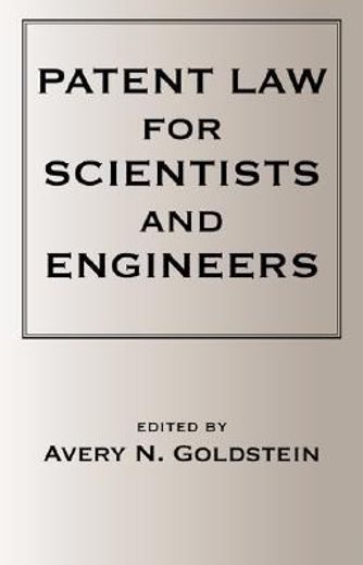 patent law for scientists and engineers