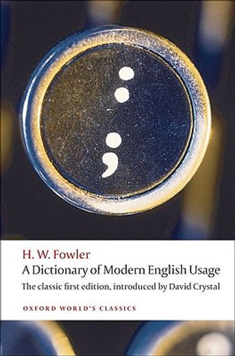 a dictionary of modern english usage (en Inglés)