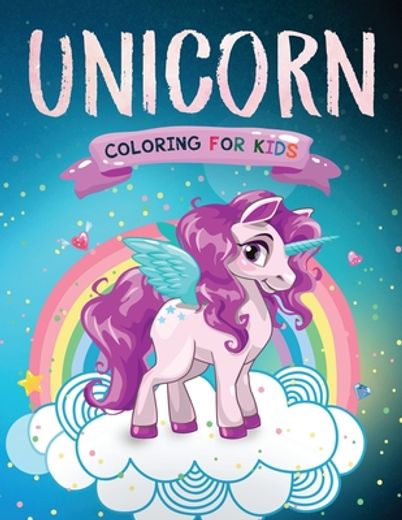 Unicorn Coloring Book (en Inglés)