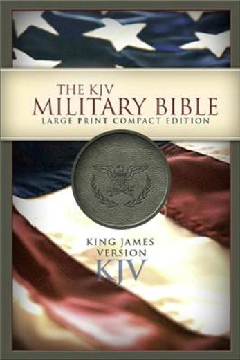 military bible,king james version, green, simulated leather (in English)