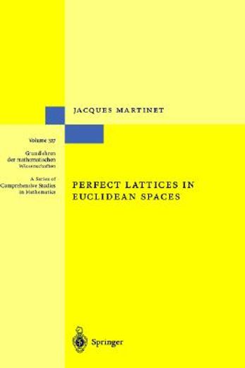 perfect lattices in euclidean spaces