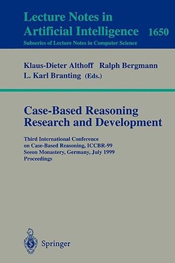 case-based reasoning research and development (en Inglés)