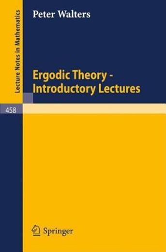 ergodic theory - introductory lectures
