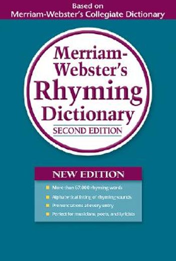 merriam-webster´s rhyming dictionary (en Inglés)