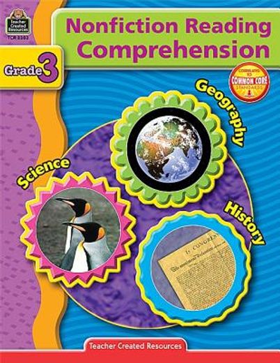 nonfiction reading comprehension,grade 3 (en Inglés)