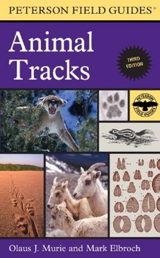 peterson field guide to animal tracks (en Inglés)