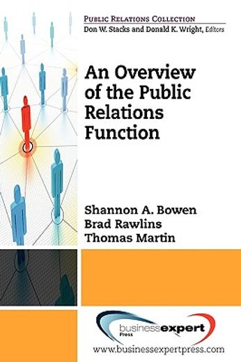 an overview to the public relations function