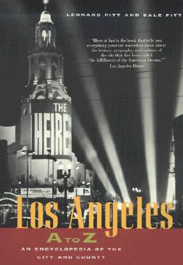 los angeles a to z,an encyclopedia of the city and county