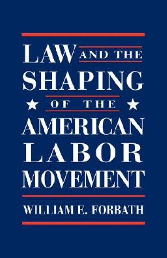 law and the shaping of the american labor movement