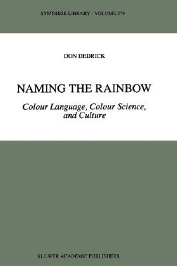 naming the rainbow (en Inglés)