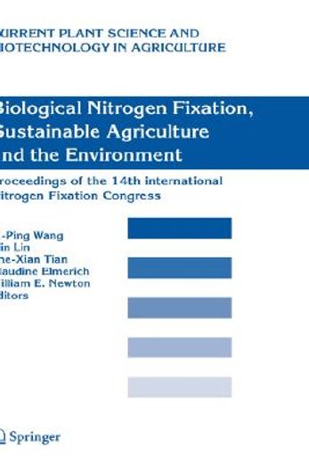 biological nitrogen fixation, sustainable agriculture and the environment,proceedings of the 14th international nitrogen fixation congress