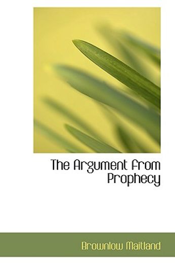 argument from prophecy