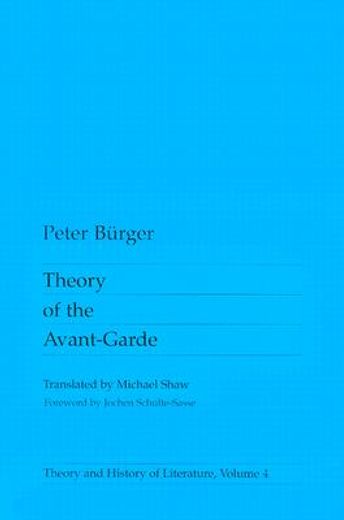 theory of the avant-garde