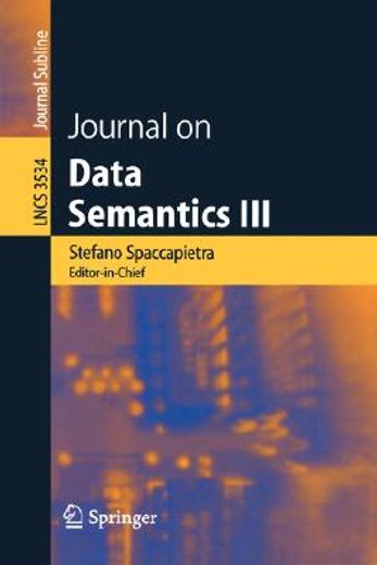 journal of data semantics iii