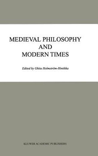 medieval philosophy and modern times (en Inglés)
