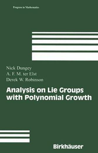 analysis on lie groups with polynomial growth