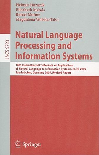natural language processing and information systems (en Inglés)