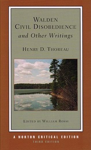 walden, civil disobedience, and other writings