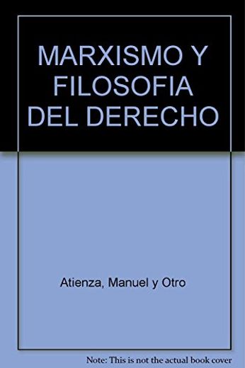Marxismo y Filosofia del Derecho (in Spanish)