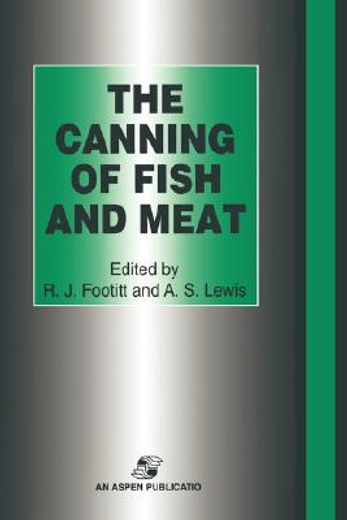 canning of fish and meat