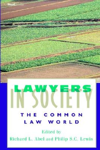 lawyers in society,the common law world