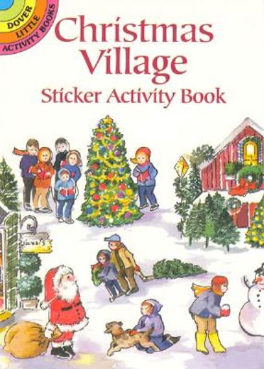 christmas village sticker activity book [with stickers]