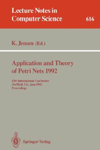 application and theory of petri nets 1992 (en Inglés)